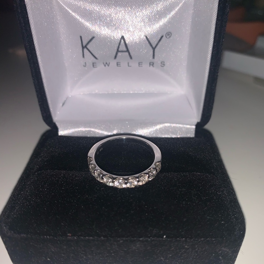 1 ct tw 14kw diamond band / ring. - Picture 4 of 6